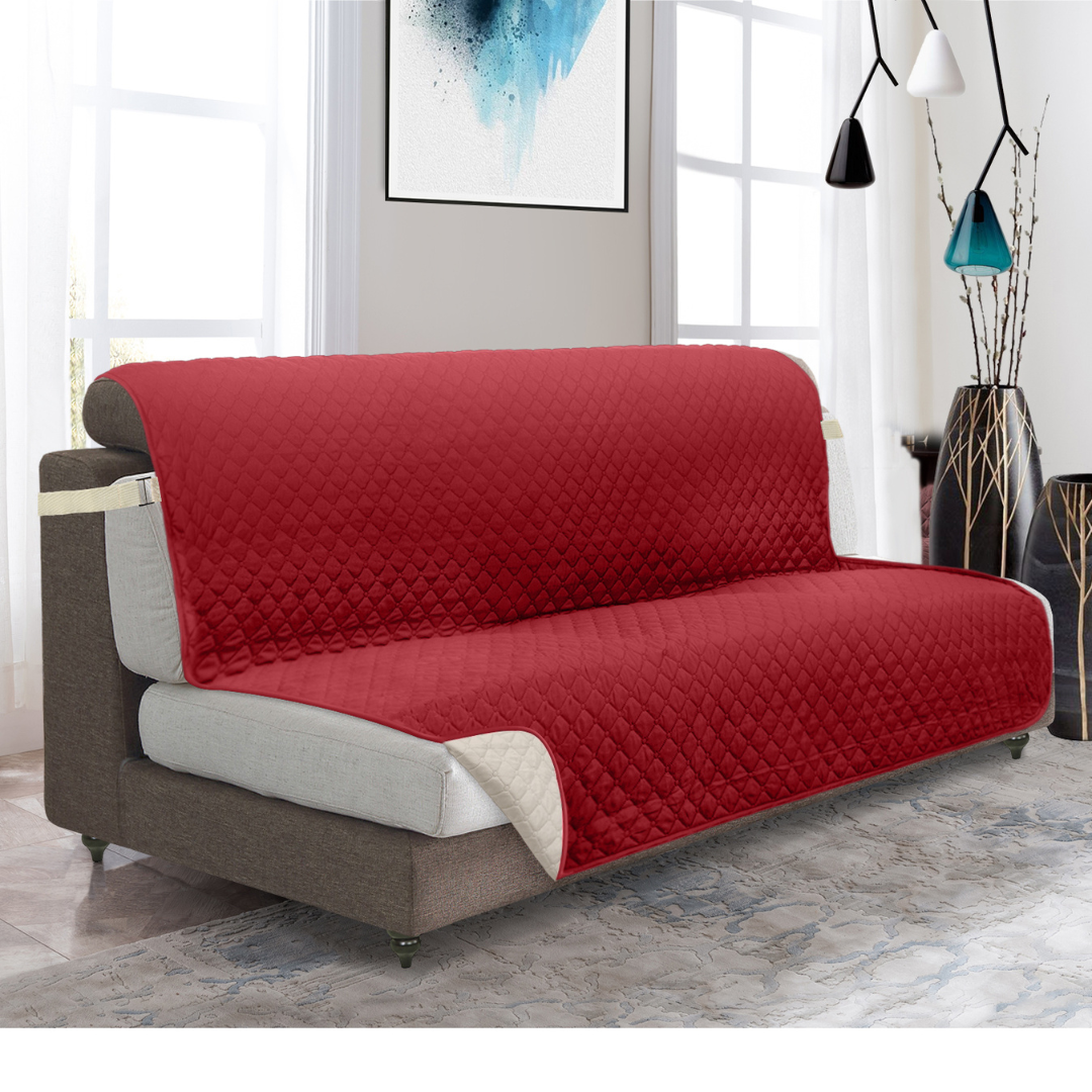 Couch Cover Furniture Protector With Side Pockets And Back Straps Reversible Colors Fall 2025 Pet Friendly