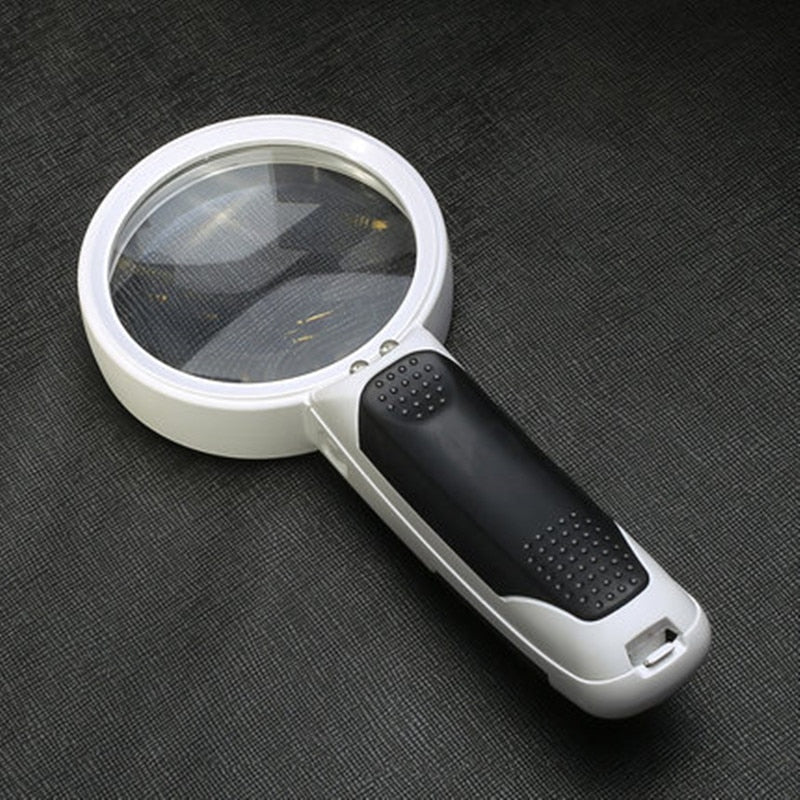 Magnifying Glass With LED Light Handheld 20x Magnifier For Reading Books Labels Back To School 2025 Gift