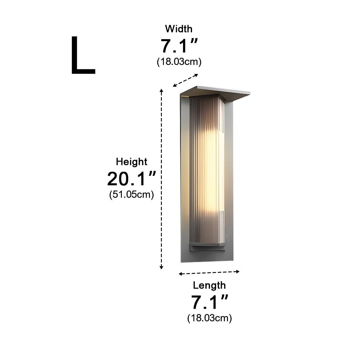 Waterproof LED Vintage Outdoor Wall Light Fixture Wall Sconce Latern Lamp