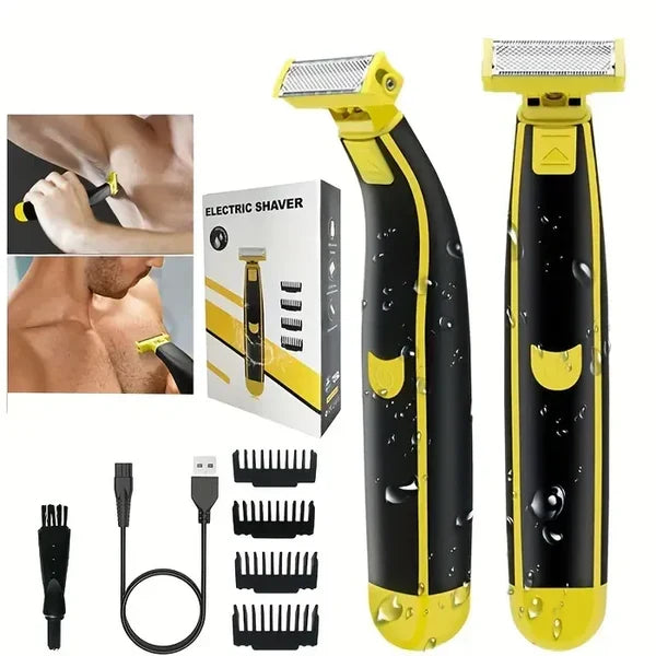 Electric Shaver Wet Dry Use 4 Head Grooming Kit, Rechargeable Trimmer For Face Beard Body, TikTok Viral Fall 2026 Gift
