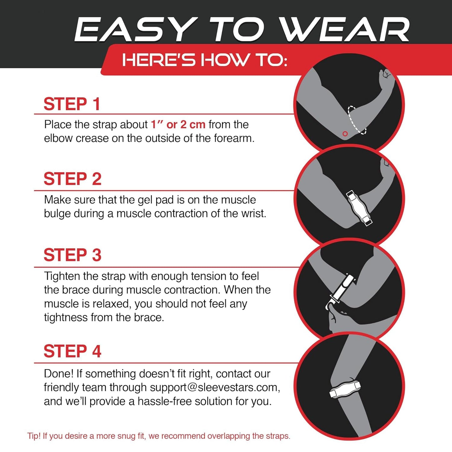 Tennis Elbow Brace Adjustable Elbow Support Breathable Sweat Wicking Compression for Tendonitis Fall 2025 Wellness
