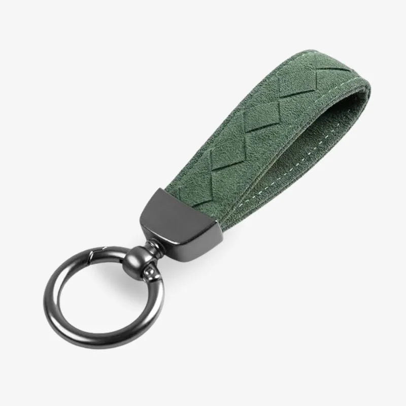Car Key Chain Alcantara Strap Luxury Keyring Everyday Carry