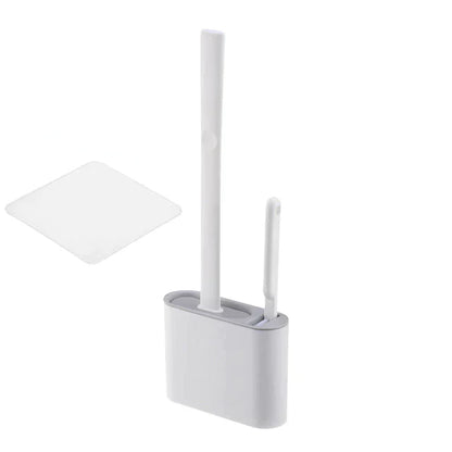CasaFinesse™ Silicone Toilet Brush with Wall Mount