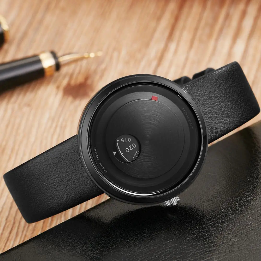 Quartz Watch Minimalist Leather Strap Couple Watch Set Fall 2025 Waterproof Japanese Movement Gift