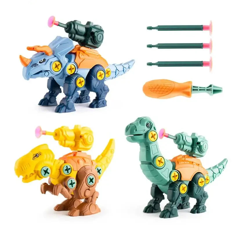 Educational Dinosaur Building Kit Montessori STEM Puzzle Toy For Kids Back To School 2025 Gift