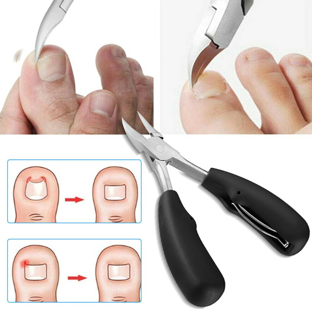 Nail Clippers Ergonomic Grip For Thick Nails, Senior Friendly Heavy Duty Cutter Fall 2026 Gift