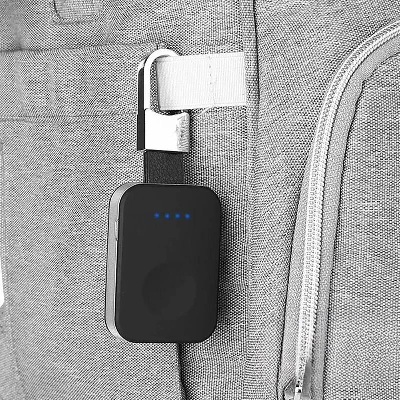Portable Smartwatch Keychain Charger Compact Travel Power