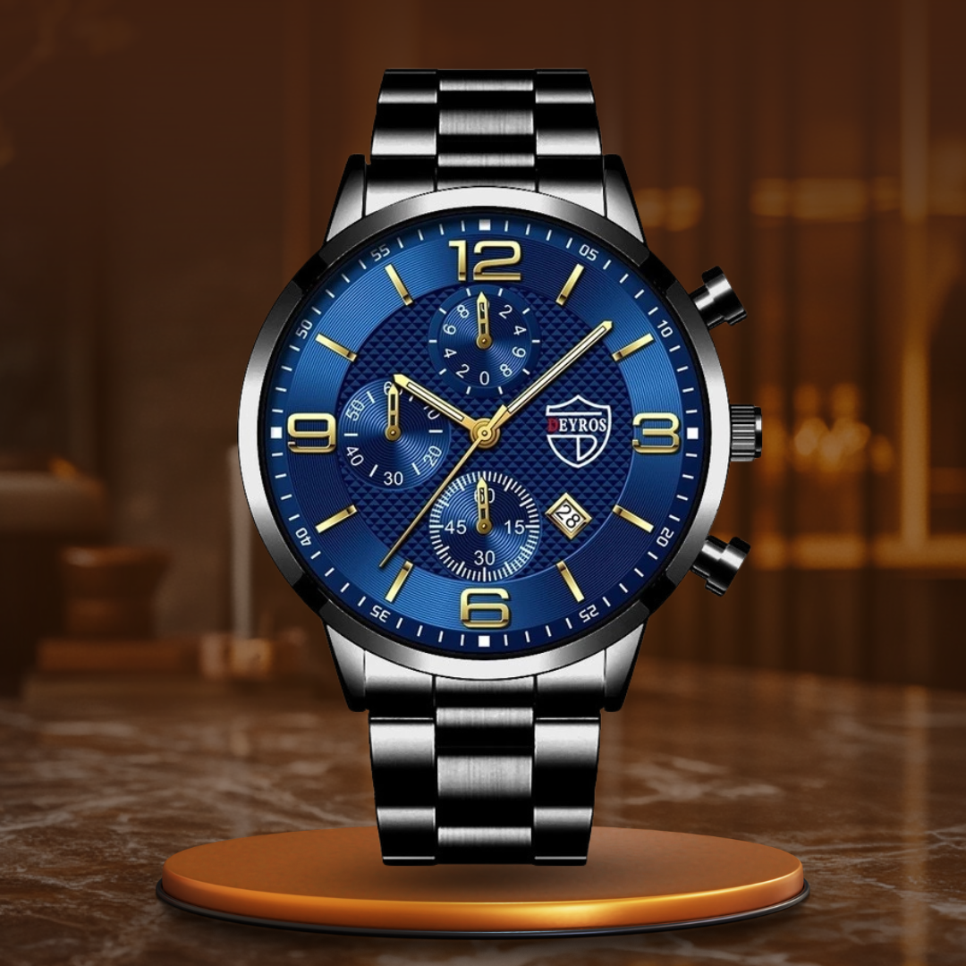 Premium Herren Armbanduhr – klassisches Design, Edelstahl, für Business und elegante Anlässe 6
