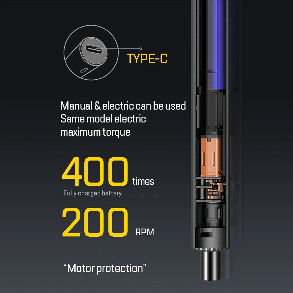 Electric Screwdriver 58-In-1 Rechargeable Precision Repair Kit Wireless Compact Tech Repair Fall 2025 Magnetic