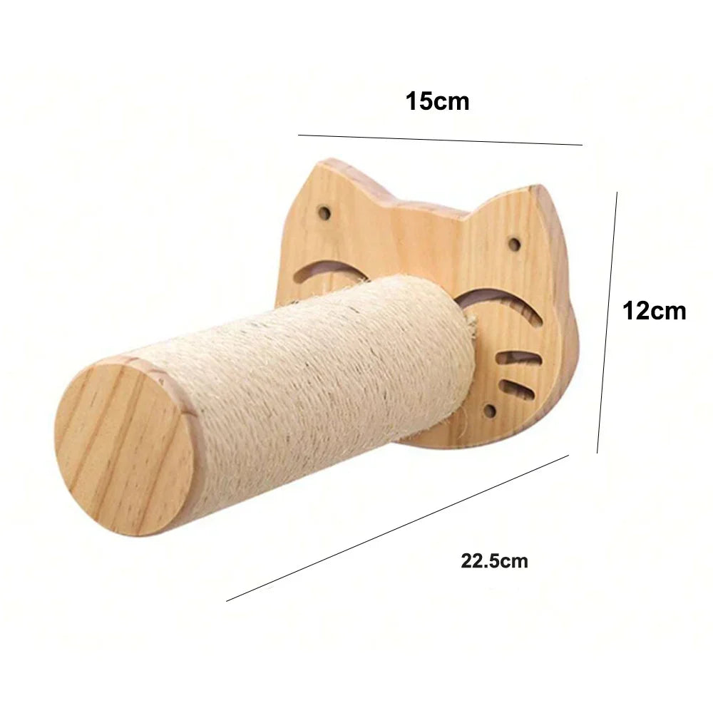 Cat Tree Wall Mounted Hammock Set Vertical Climbing Cat Furniture Fall 2025 Space Saving Scratching Playground