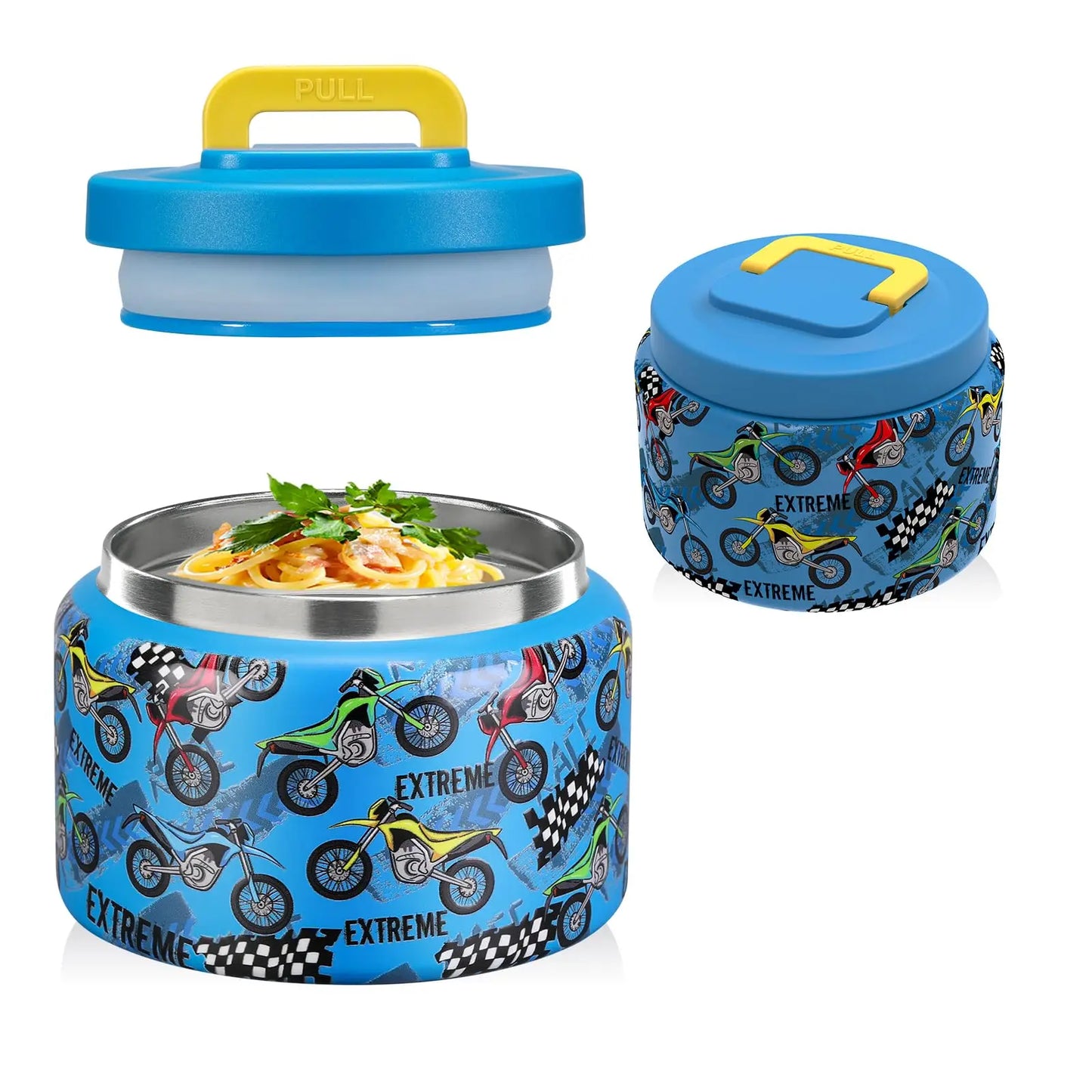 Insulated Food Jar 8 Oz Kids Stainless Steel Vacuum Thermos Back To School 2025 Leakproof BPA Free