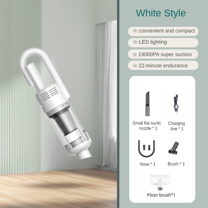 Powerful Wireless Handheld Vacuum Cleaner - Suction for Household Cleaning & Car Use