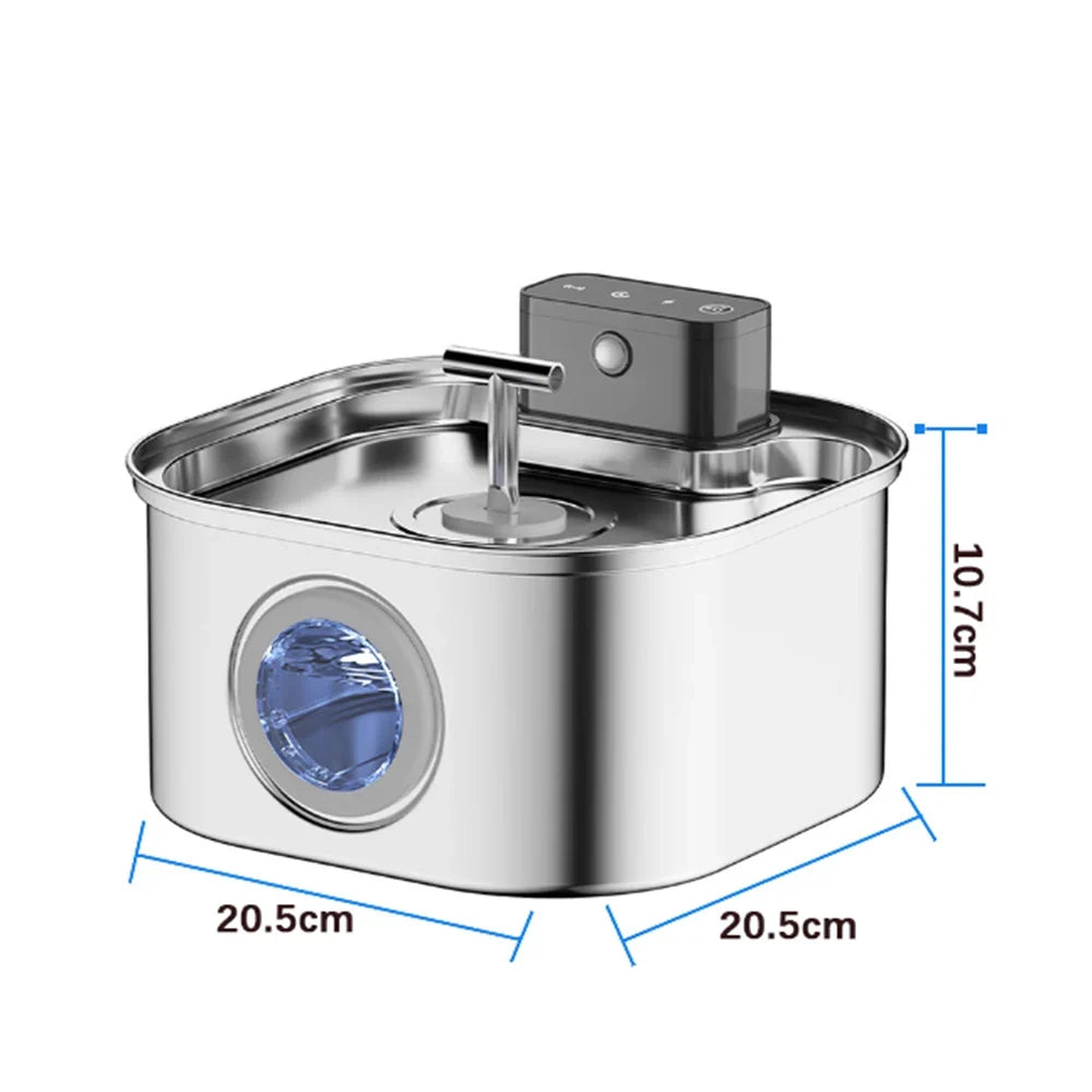 Cat Water Fountain Stainless Steel Wireless 3.2L Auto Dispenser Fall 2026 Keeps Pets Hydrated