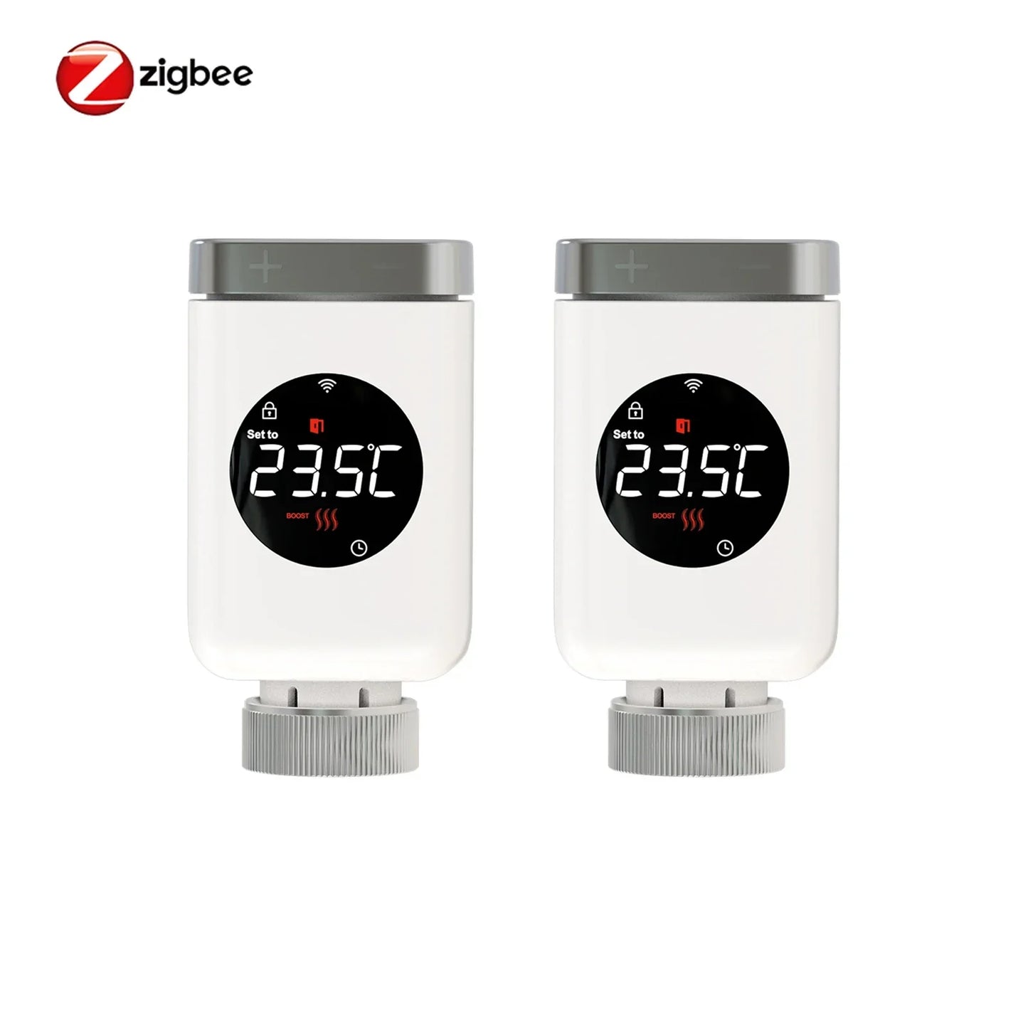 Smart Thermostat Radiator Valve TRV With WiFi ZigBee App Remote Control Energy Saving Fall 2025