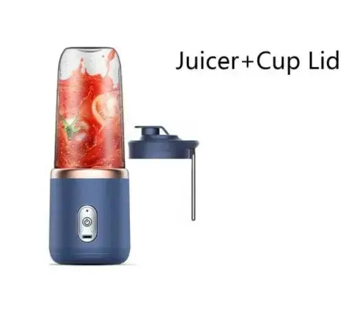 Portable Blender 6-Blade 400ml Personal Smoothie Maker Spring 2026 Trend Safety Lock And Auto Pulp Ejection