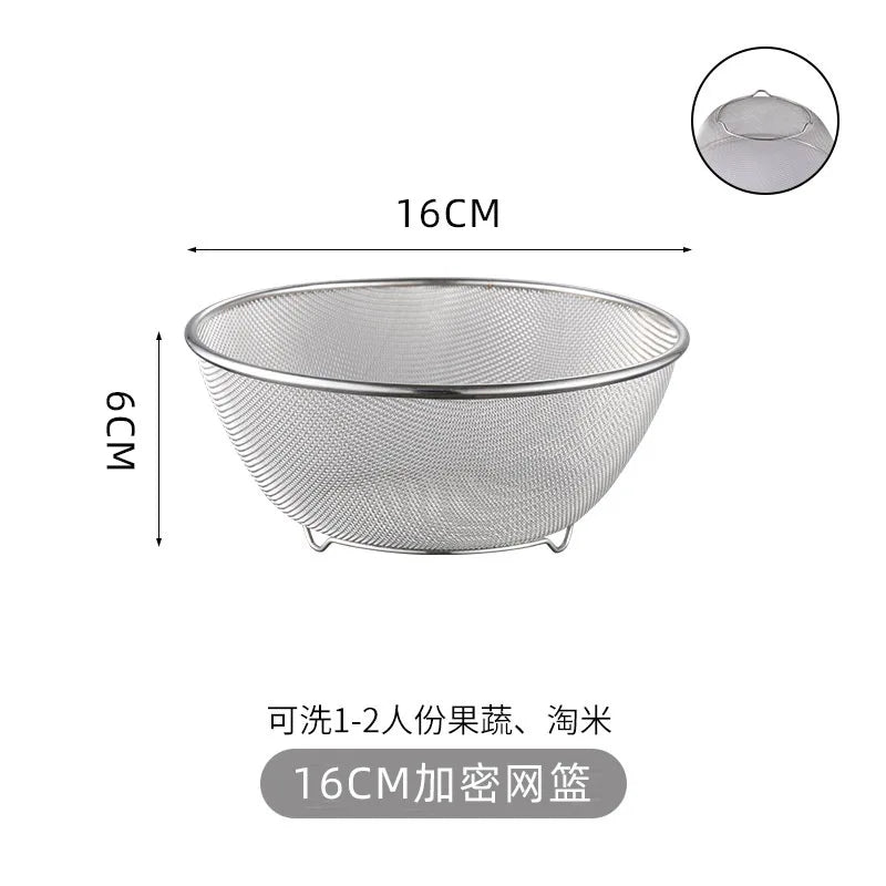 Stainless Steel Drain Basket Colander and Strainer, Spring Cleaning 2026 Eco Friendly Kitchen Tool