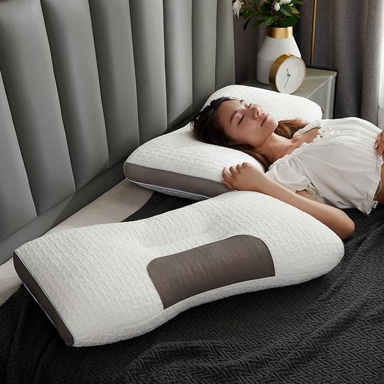 Hybrid Neck Pillow Ergonomic Contour Sleep Support For Back And Side Sleepers Fall 2025 Comfort