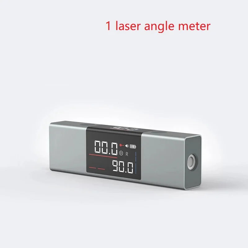 Laser Protractor Digital Inclinometer 2-in-1 Laser Level Ruler Fall 2025 Rechargeable Type C 0.5 Degree Accuracy DIY Use