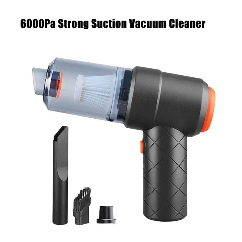 Cordless Handheld Mini Vacuum Cleaner - Wireless Auto & Home Dual Use, Strong Suction, Household Cleaning