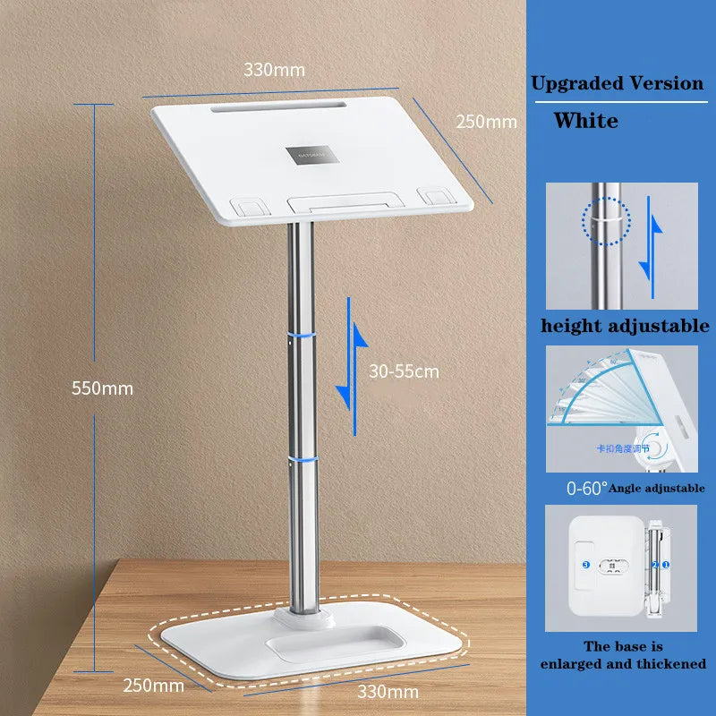 Adjustable Aluminum Laptop Stand & Accessories - Portable Cooling Bracket for MacBook, Tablet