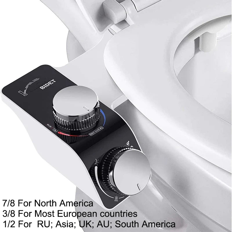 Bidet Toilet Seat Attachment Dual Nozzle Self Cleaning Non Electric Fall 2026 Home Upgrade