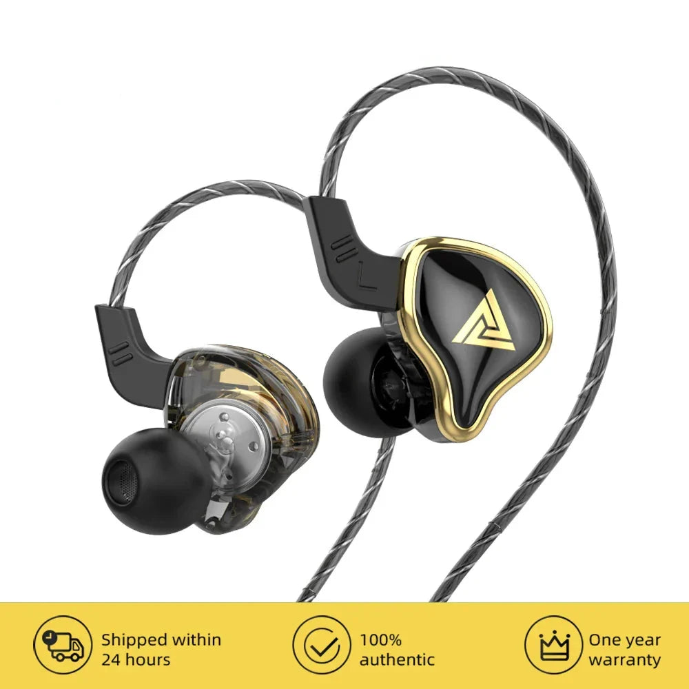 Earphones 1DD Dynamic Driver Sport Earbuds Active Noise Cancelling Waterproof Fall 2025 Gift