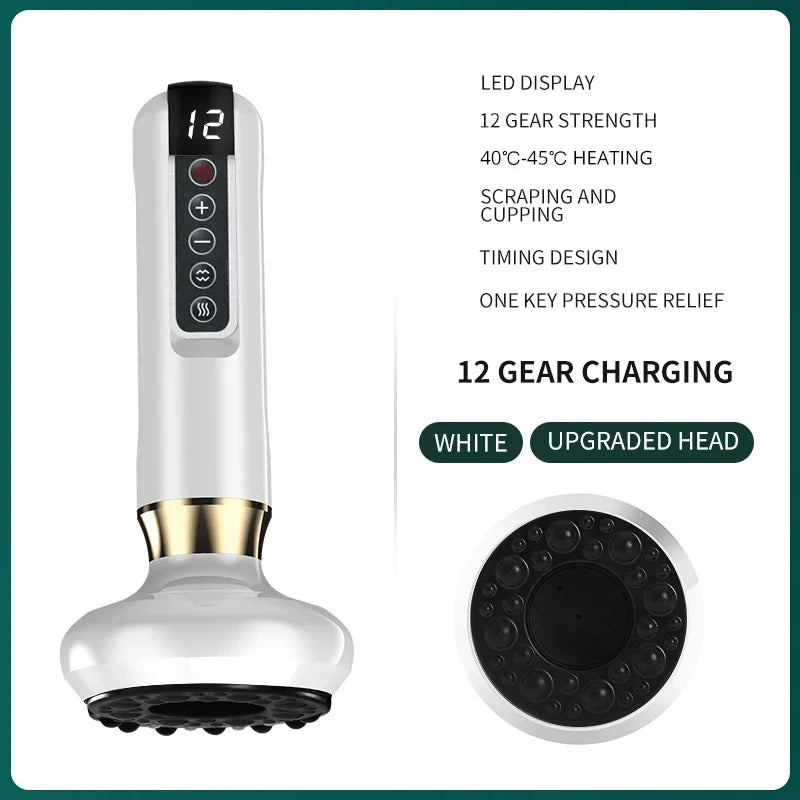Electric Cupping Massager Multi Speed Vacuum Therapy With Infrared Heating Portable Spring 2026 Wellness Trend