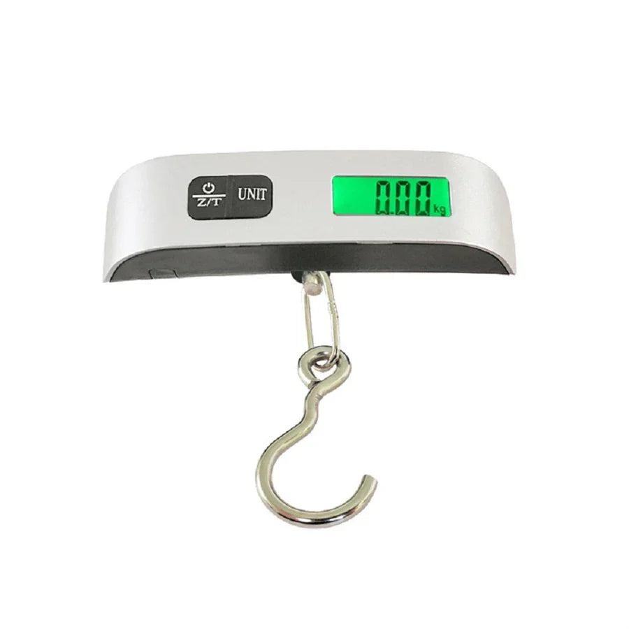 Luggage Scale Size S Digital LCD 50kg 110lb Hanging Travel Weighing Scale Compact Travel Essential 2026