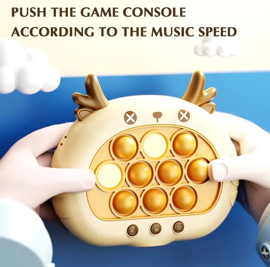 Speed Push Decompression Puzzle Game Console - Engaging Squeeze Toy for Teens and Adults, Develops Coordination and Problem-Solving Skills