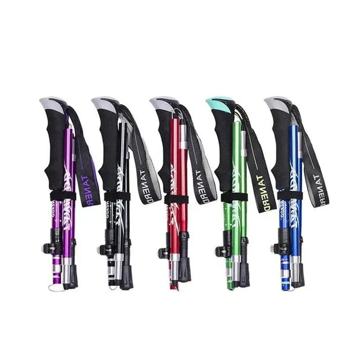 Trekking Poles Adjustable Telescopic Hiking Poles Fall 2025 Ergonomic Grip For Outdoor Trekking Lightweight