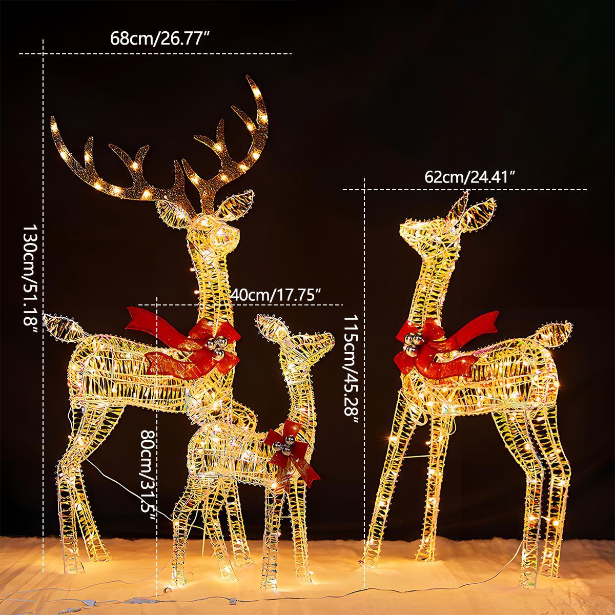 Christmas Elk Plug In Luminous Decor Light Ornaments - Flare Shack