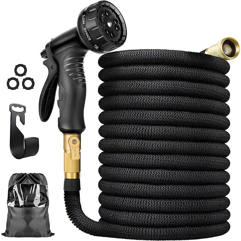 Expandable Garden Hose 100ft – Flexible Kink-Free Water Hose With Nozzle Kit, Summer 2025 Backyard Must-Have