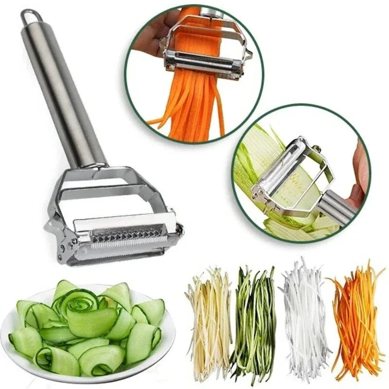 Vegetable Peeler Ultra Sharp Julienne Cutter – Stainless Steel Multi-Function Kitchen Tool, TikTok Viral Fall 2026 Gift