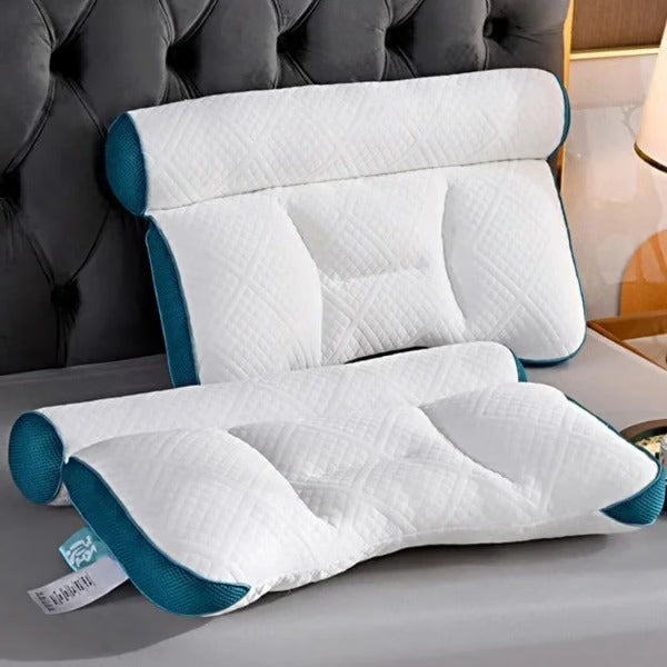 Goose Down Pillow, Ergonomic Cervical Support, Memory Foam Core, Fall 2025 Sleep Upgrade