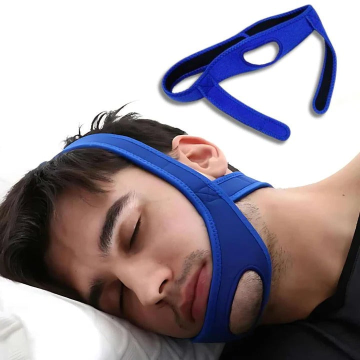 Chin Strap For Snoring Relief Sleep Apnea Headband Night Use Comfort Sleep Aid Cozy Fit Holiday Gift