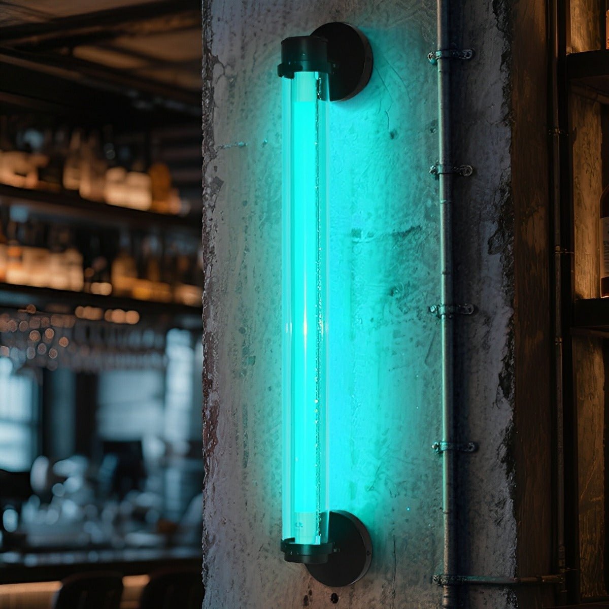 Industrial Neon Long Strip LED Wall Sconces - Flare Shack