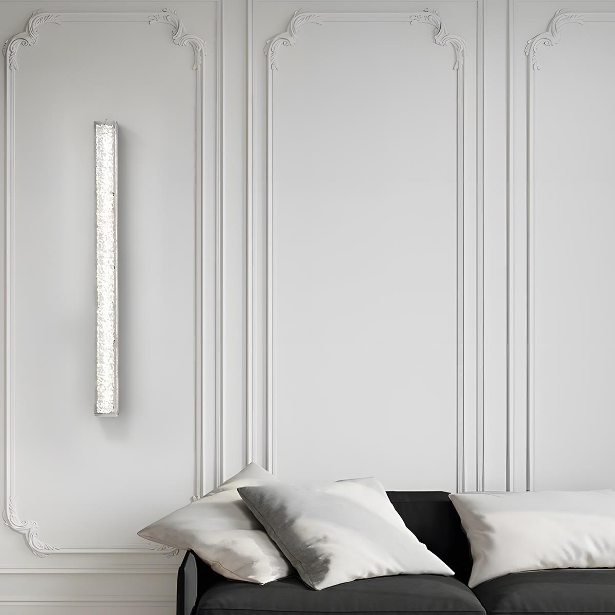 Modern Minimalist Creative Clear Wave LED Indoor Wall Sconces - Flare Shack