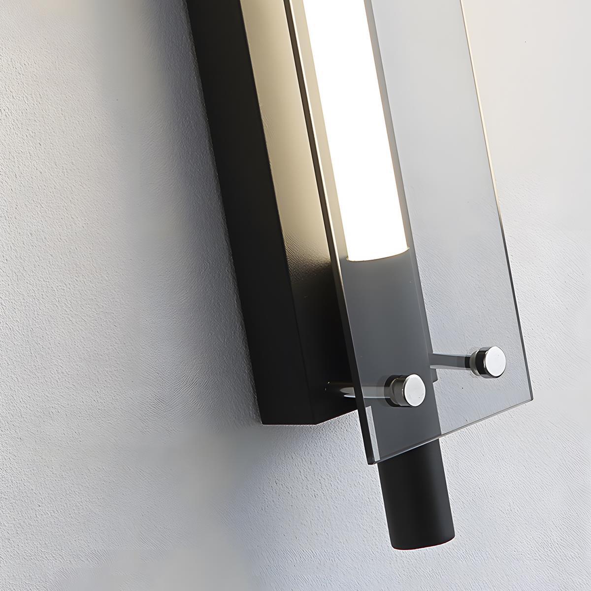 Modern Minimalist Glass Long Strip LED Indoor Wall Sconce