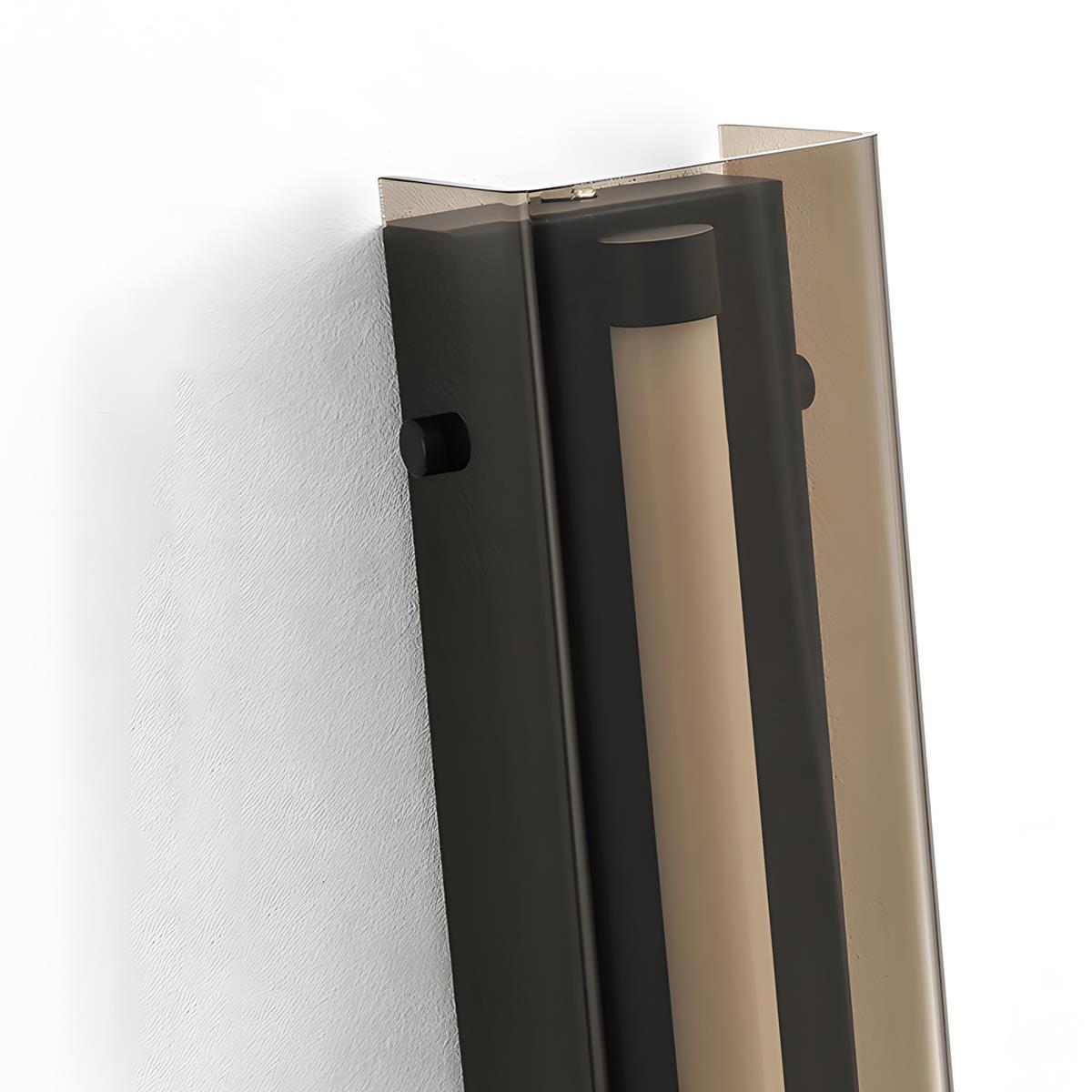 Modern Minimalist Glass Long Strip LED Indoor Wall Sconce
