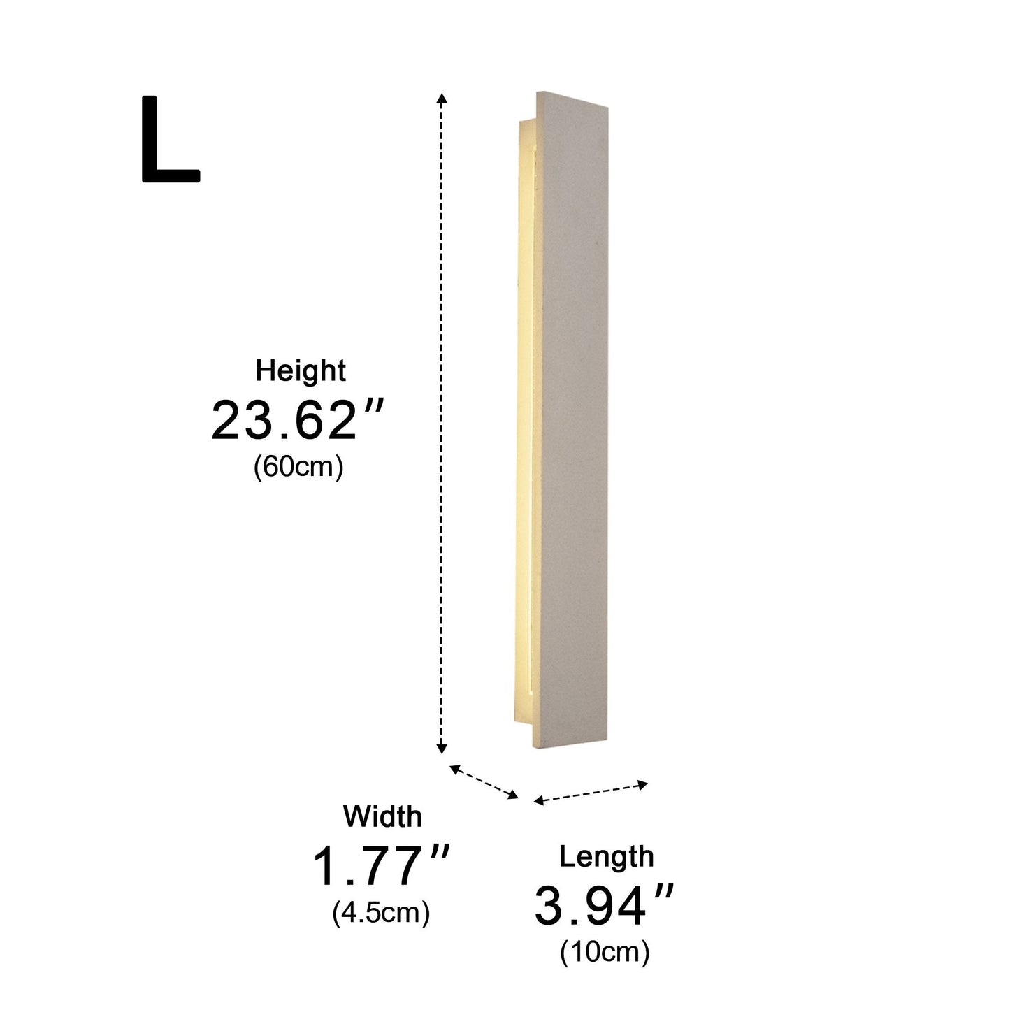 Modern Minimalist Waterproof Outdoor Concrete LED Porch Lights