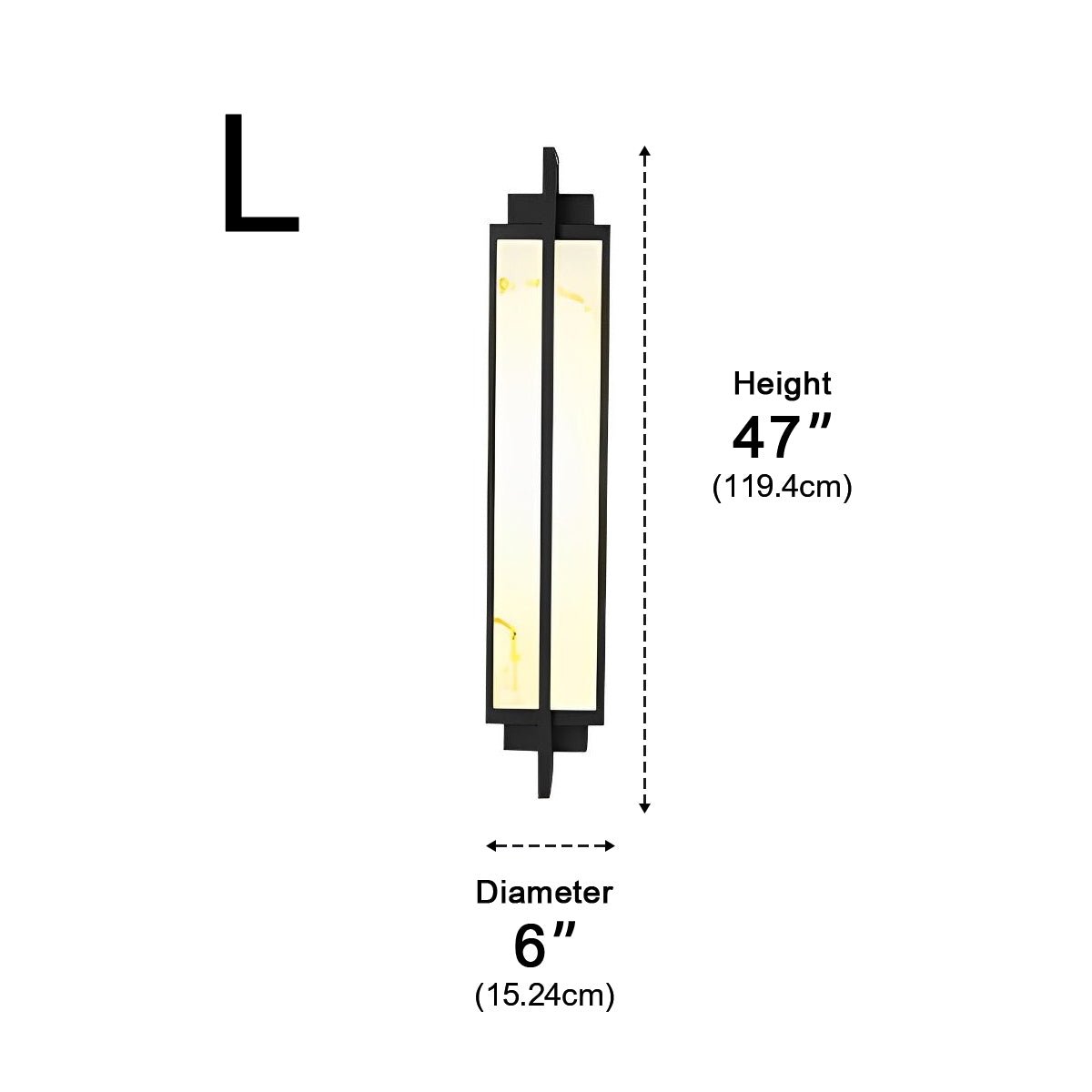 Modern Waterproof Rectangular LED Outdoor Wall Light Sconce