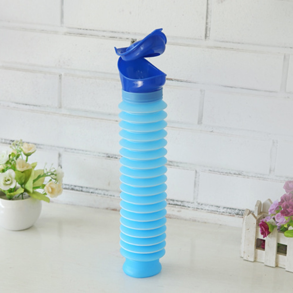 Portable Travel Urinal Bottle Foldable Anti Leak Pocket Toilet For Road Trips And Camping Emergency Use