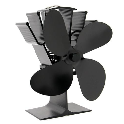 Heat Powered Fireplace Fan No Electricity Needed Improves Heat Circulation Fall 2026 Energy Saver