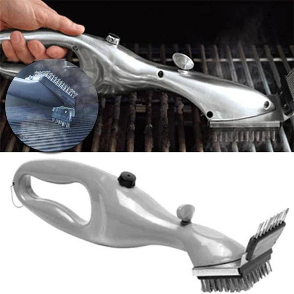 BBQ Steam Cleaning Brush Grill Cleaning Tool Summer Grilling 2025 Chemical Free Steam Sanitizes Grates