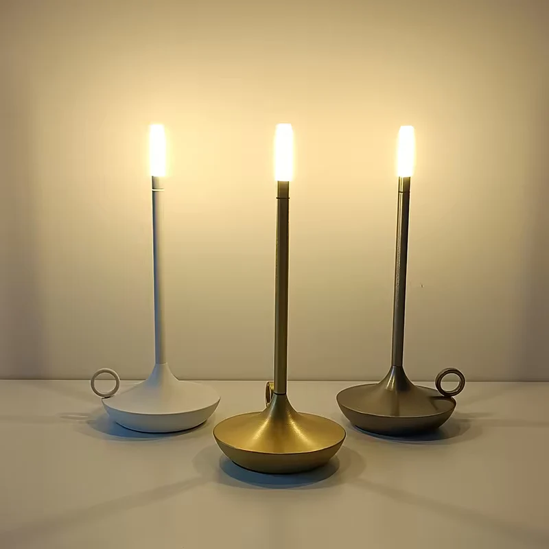 Rechargeable Touch Table Lamp Cordless Indoor Outdoor Lighting Adjustable Brightness Gift Idea
