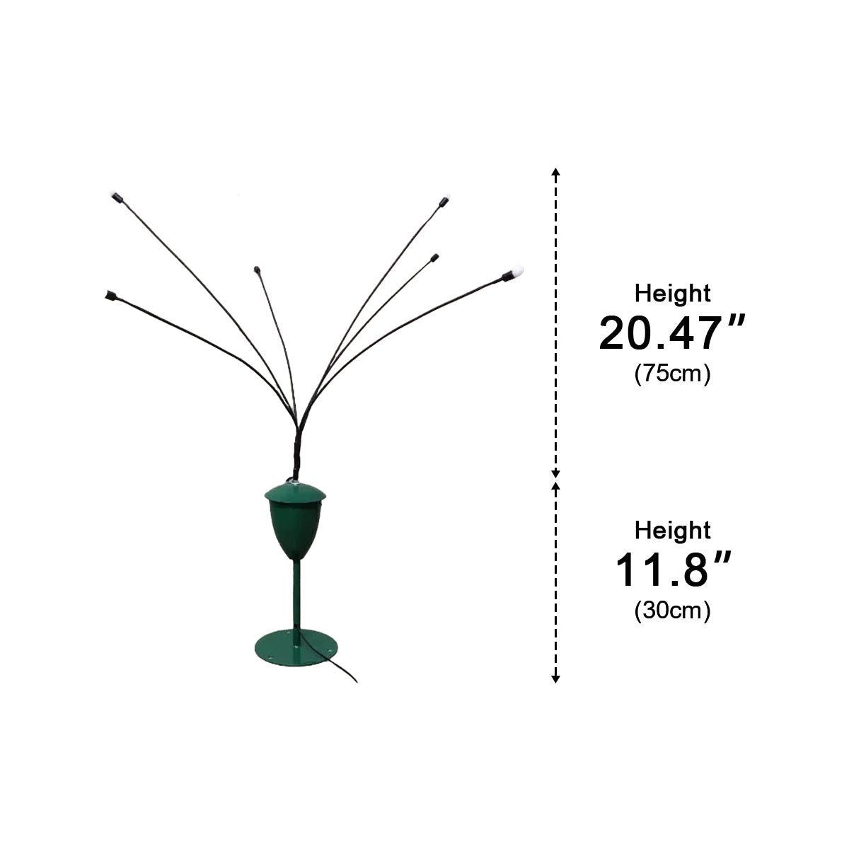 Set of 4 Low Voltage 12V Waterproof 6-LED Firefly Outdoor Lawn Lights