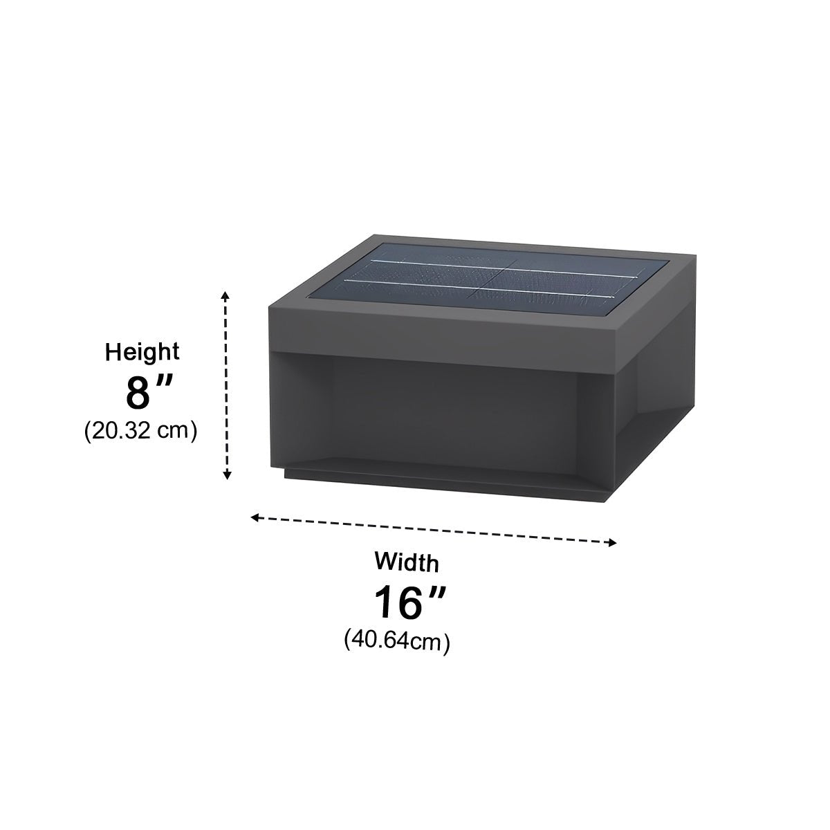 Square Waterproof LED Stainless Steel Fence Outdoor Post Cap Lights