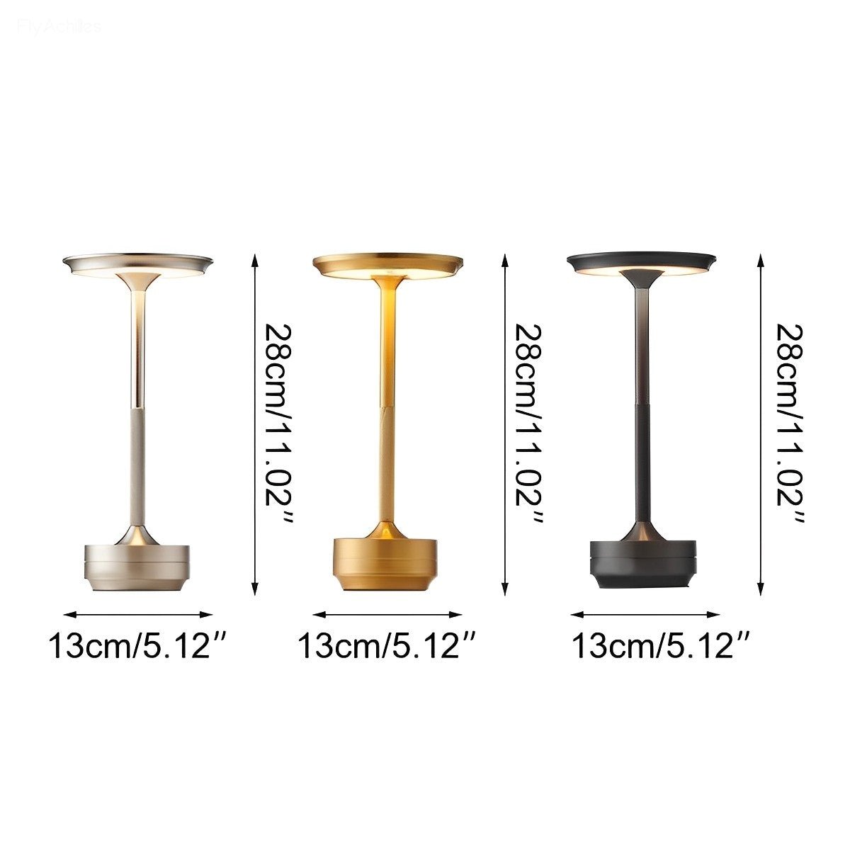 USB Dimmable Dish LED Table Lamp