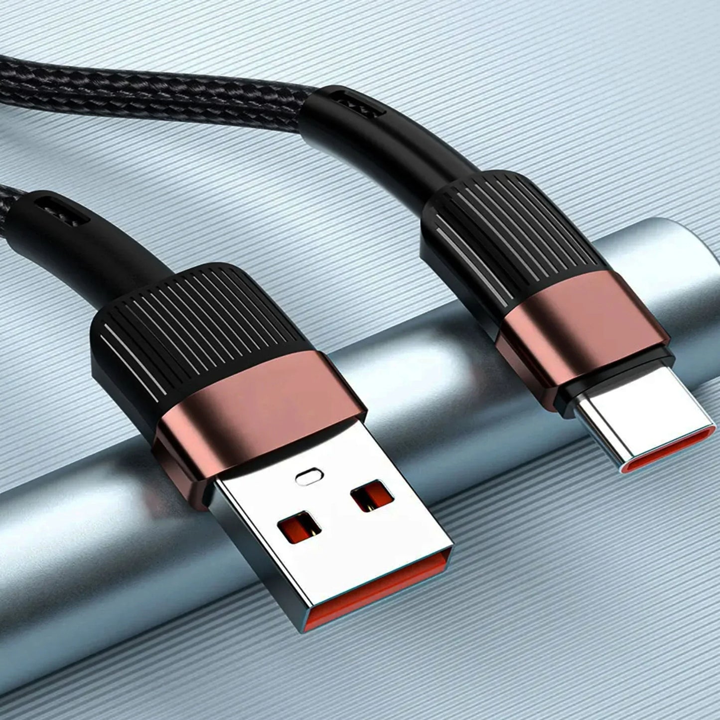 USB Type A To C Cable 10ft Braided Fast High Speed Charging