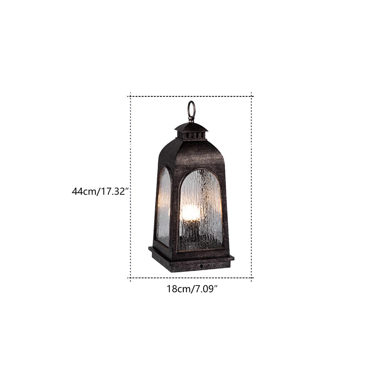 Vintage Waterproof Lantern Outdoor LED Landscape Lighting